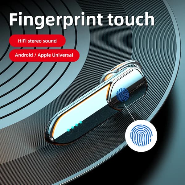 Original V19s TWS trådlös hörlur Bluetooth 5.0 Blue