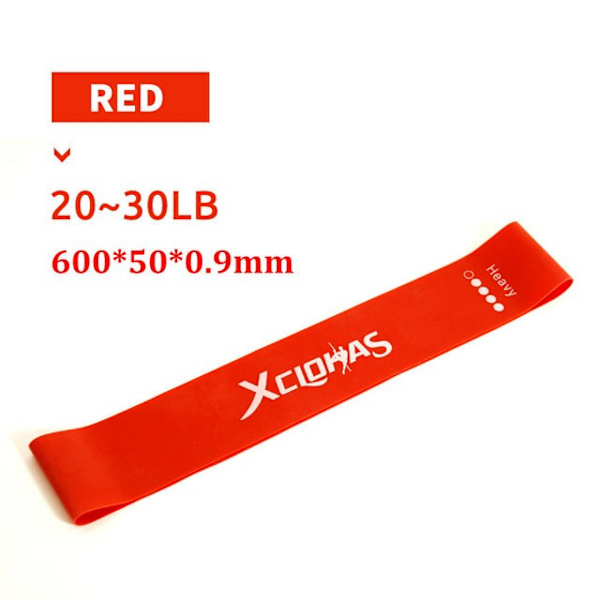 Träning Fitness Gummi Träning Gym Styrka Motstånd Band Pilates Sport Gummi Fitness Band Crossfit Träningsutrustning 600MM 30lb