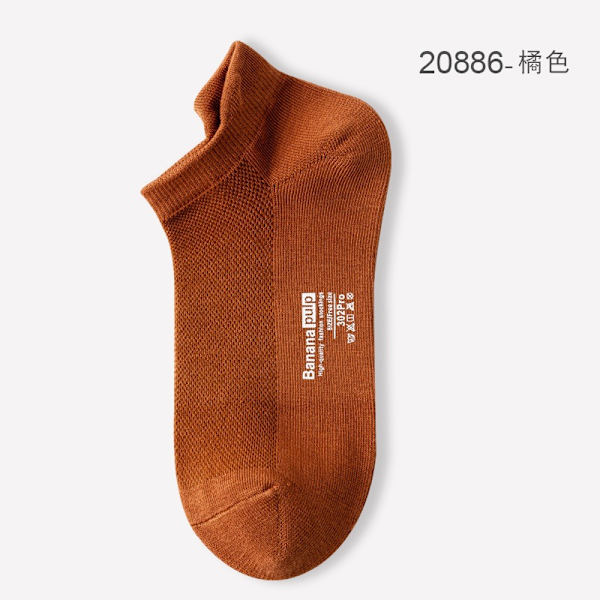 Zhejiang Zhuji mesh herrstrumpor bomull ren färg lågskurna liners Strumpor herrsportstrumpor sommardeodorant 20896-khaki All yards