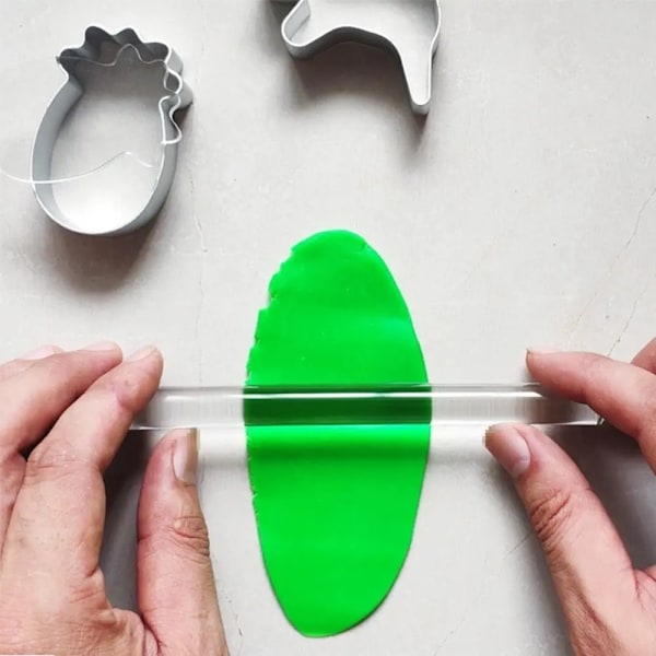 Användbar Light Utility Mini Akryl Kavel Fondant Roller Köksverktygstillverkning Fondant Kavels Bakeware Tool 2022 Transparent