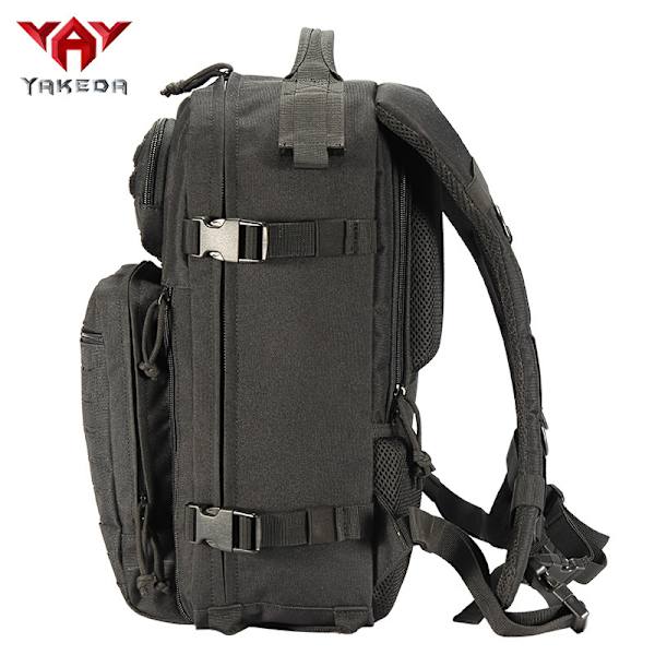 Yakoda Molle Extern Ryggsäck Militär Fläkt Utomhus Taktisk Ryggsäck Vandring Ryggsäck Ryggsäck Ryggsäck Black All yards