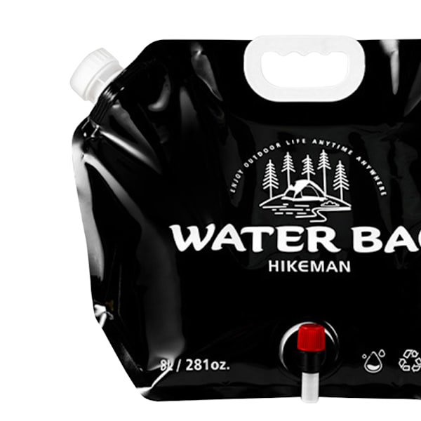 5/10/15/20L hopfällbar vattenpåse Bärbar Camping Wa White 10L