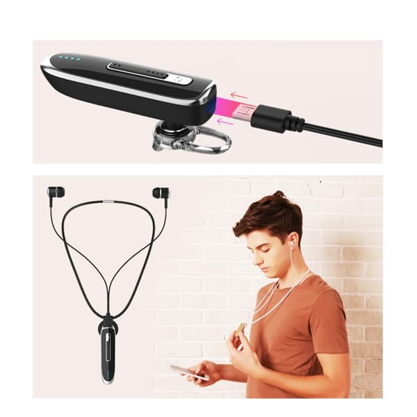 K2 Bluetooth Headset Handsfree Auriculares Wireles Black