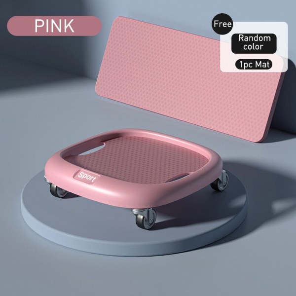 Multifunktionell magmuskel Disc Fitness Equ C/Pink