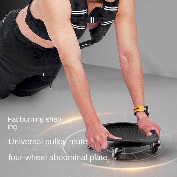 Abdominal Roller Ab Träningshjul Disc Core Coast Pink