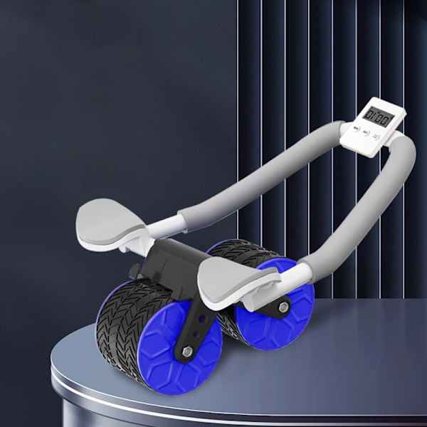 Automatisk Rebound Armbågsrulle Magstyrka Blue with timer