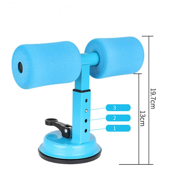 1st Yoga horisontell stång Sit Up Assistant Workout Ankelstöd Fitness Sit Ups Bar Bärbar Situp Suction Hem Gym utrustning Purple