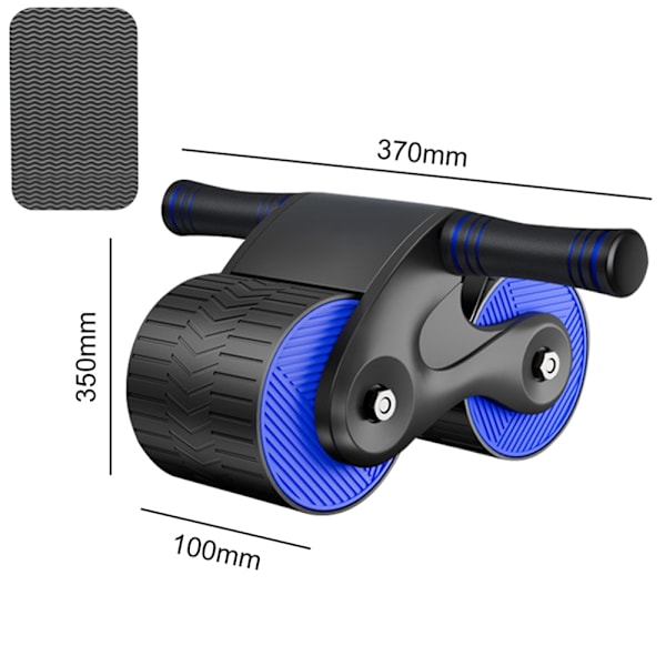 ABS Wheel Roller Automatisk Rebound Buke Stum Buke Roller Training Tränare Armmuskler Kroppsbyggande Fitness Style C Blue