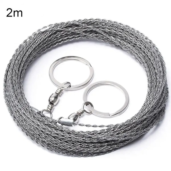 1~5 ST Bästa utomhus handritade repsåg 304 rostfritt stål trådsåg Camping Livräddande träbearbetning Superfin handsåg tråd 5M Style C 3pcs