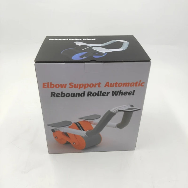Ny version Ab Two Wheels Roller Automatic Rebound Ab Wheel Roller Abdominal Core Trainer