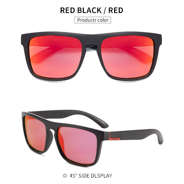 KAPVOE Polarized Nytt mode Klassiskt fyrkantigt män Solglasögon UV400 Fiske Körglasögon Cykelglasögon Sport Bergsglasögon PYB-04 PYB-01