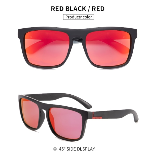 KAPVOE Polarized Nytt mode Klassiskt fyrkantigt män Solglasögon UV400 Fiske Körglasögon Cykelglasögon Sport Bergsglasögon PYB-06 PYB-02