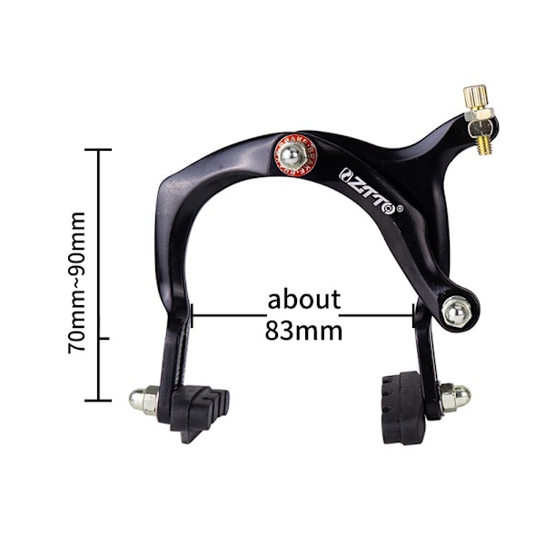 ZTTO Cykelbroms Cykelbroms Aluminiumlegering Sidodragok Fram Bak Med Bromsbelägg C Bromsskor Bromsok C Clip C brake Front - Rear