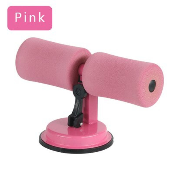 Abs Trainer Sit Up Bar Självsugande Buken Curl Pink