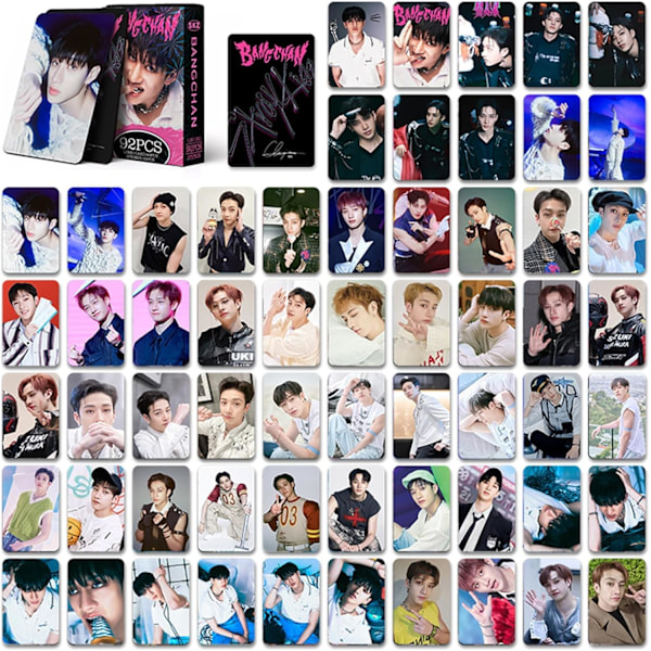 Kpopbp Stray Kids Fotokort 60 st Skz Rock Star Album Phot El Bang Chan
