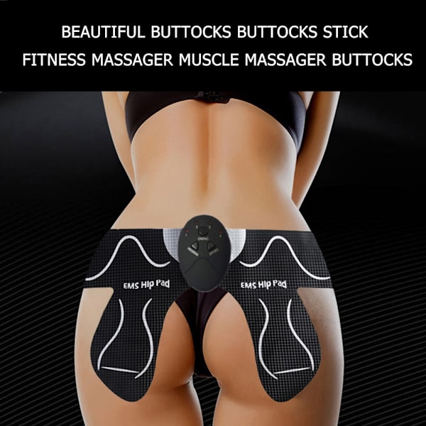 EMS Hip Trainer Multifunktionell Praktisk Elektrisk Vibration Muskelstimulator Rumpa Butt Toner Pasta Fitness Tillbehör Orange 1PCS