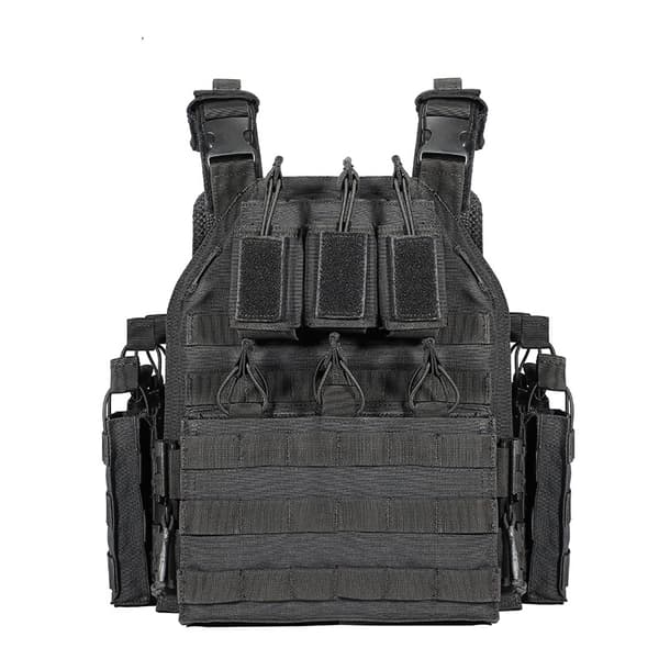 Yakoda gränsöverskridande utomhus snabb demontering taktisk väst utomhusutrustning 6094 taktisk väst CS träningsutrustning Grey Average code (size adjustable)
