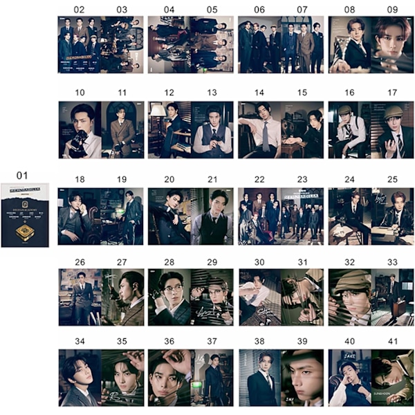 Kpopbp Enhypen Album Minnessaker Fotobok 40 Ark Colec
