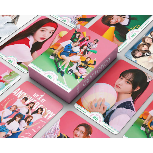 55st/kartong Kpop IVE WAVE fotokort gidle I feel lomo cards Wonyoung solo fotokort för studentpresenter 05
