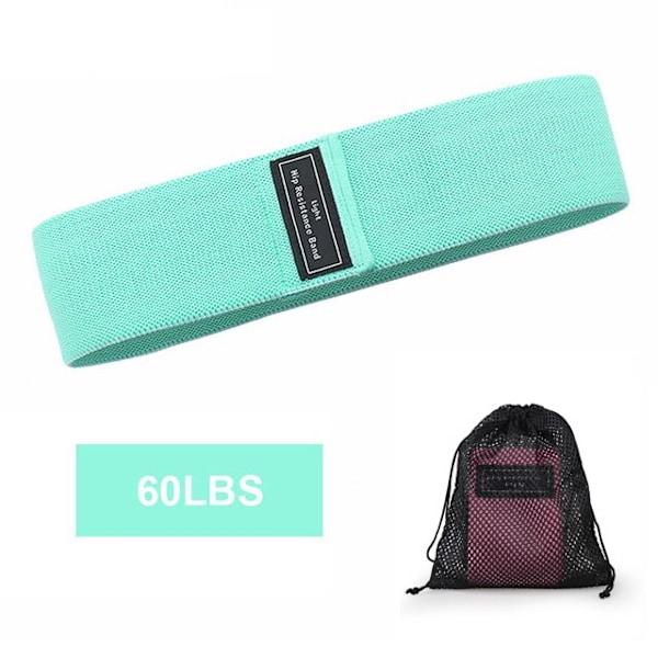 Träning Fitness Höftslingor Motståndsband Anti-halk knäböj Expanderstyrka Gummiband Yoga Gym Träning Flätat elastiskt band Gray--60LBS