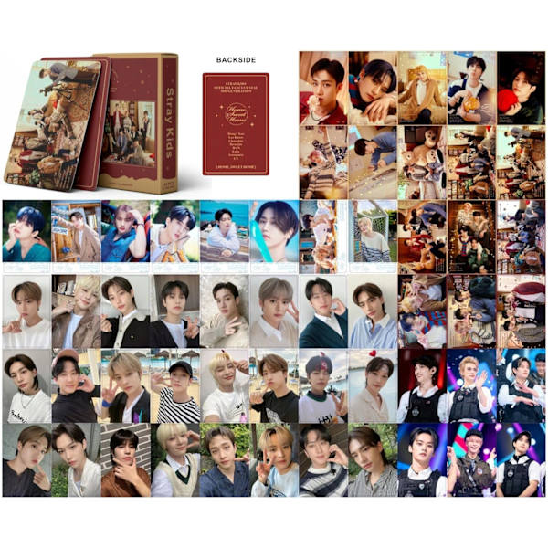 4-pack/220st Stray Kids Lomo Card Fotokort Stray Kids Nytt album Lomo Card Stray Kids Mini Fotokort Stray Kids Poster Cards Present till fans