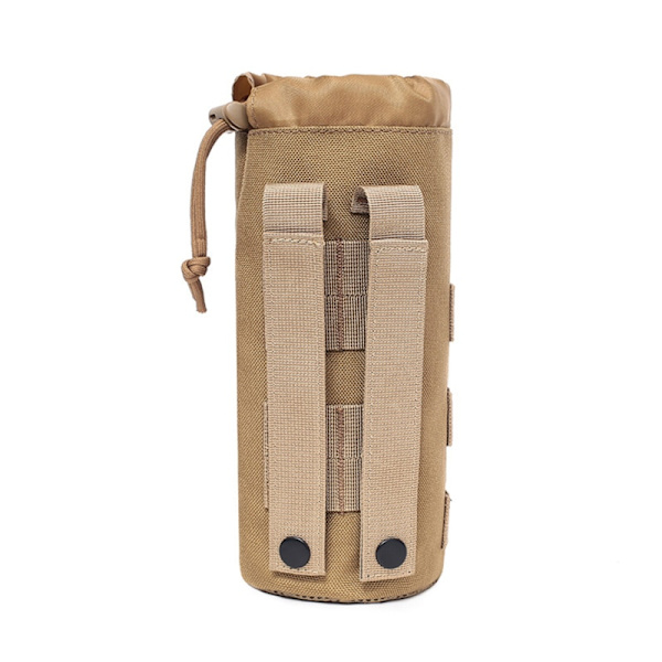 Tactical Molle Vattenflaska Väska Påse Hållare Utomhus Resor Camping Vandring Cykling Fiske Jakt Vattenflaska Vattenkokare Vattenkokare style 2 KHAKI