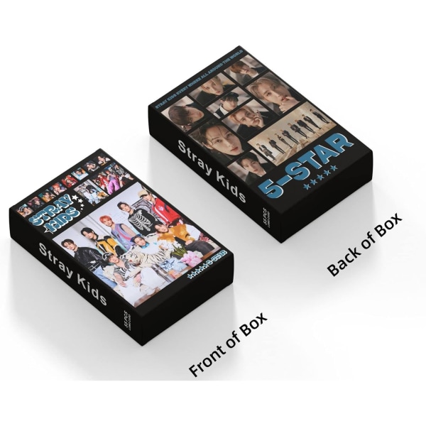 55st Stray Kids Lomo Stray Kids 5-stjärniga nytt album Lomo Card Stray Kids Mini Fotokort Stray Kids Vykort Present till fans