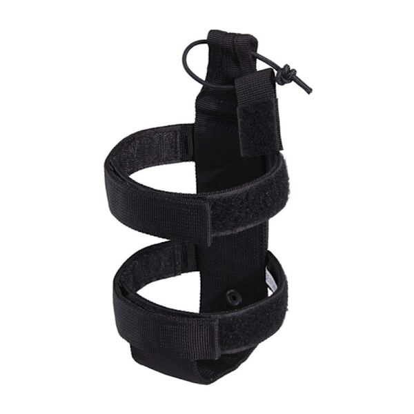 Tactical Molle Vattenflaska Väska Påse Hållare Utomhus Resor Camping Vandring Cykling Fiske Jakt Vattenflaska Vattenkokare Vattenkokare style 2 BLACK