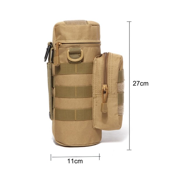 Outdoor Tactical Military Molle Water Bag Nylon Ca Black