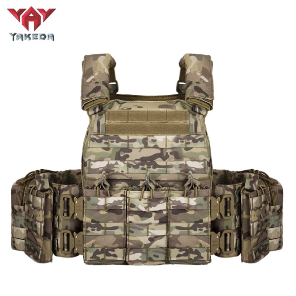 Yakeda Cross-Border Camouflage Amfibie Tactical Vest Outdoor Cs Tactical Vest Quick Release Mud All yards