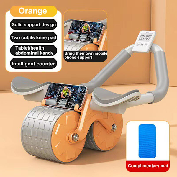 Armbågsstöd Bukhjul Hem Automatisk Rebound Orange counter