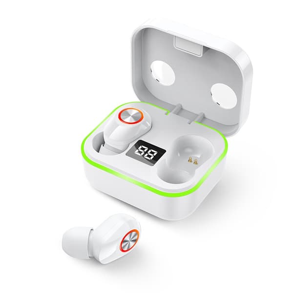 M8 TWS Bluetooth 5.1 hörlurar Laddningsbox Tråd Black