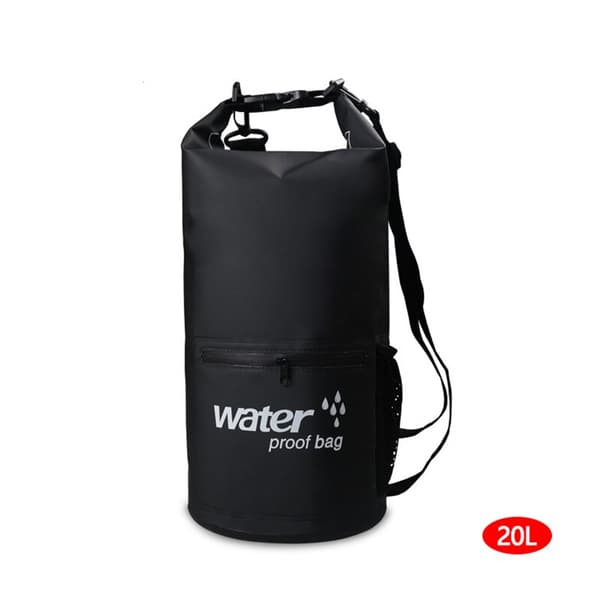 10L/20L Vattentät Torrväska Pack Säck Simstor 20L  Black