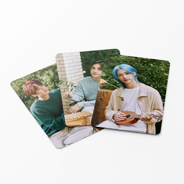 55 st Stray Kids Lomo Cards Stray Kids SKZ:s lilla skogen nya album Stray Kids Vykort Present till fans (B) A