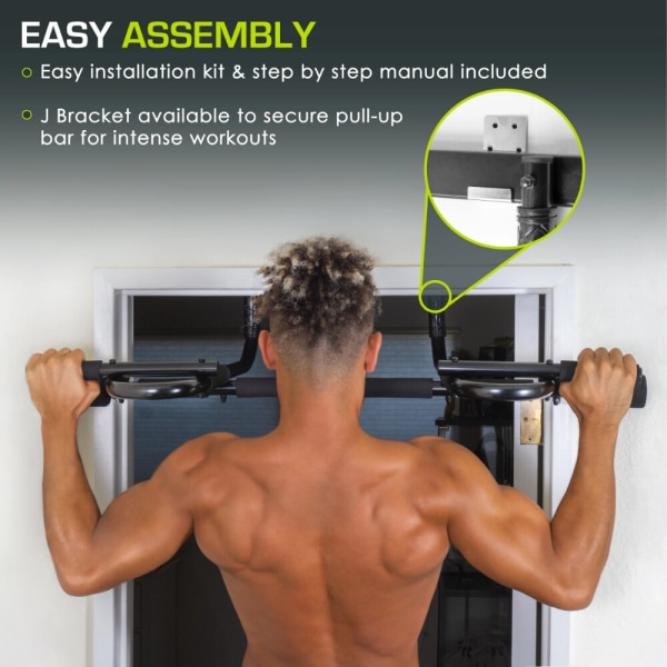 Multi-Grip Chin-Up/Pull-Up Bar, Heavy Duty Doorway Trainer Doorway