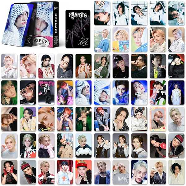 Kpopbp Stray Kids Fotokort 60 st Skz Rock Star Album Phot Hyunjin