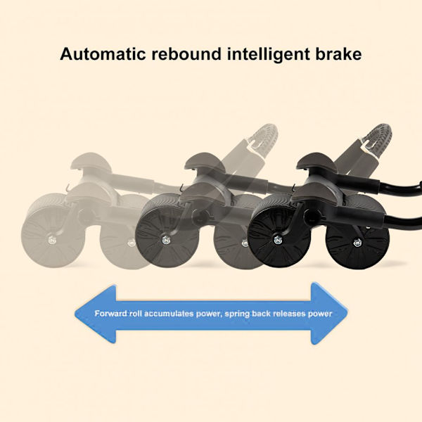 2023 uppgraderad version av Double-Wheel Abdominal Ro With Timer