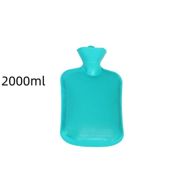 2000 ml varmvattenpåse av gummi Handvärmeflaskor W Rubber water bag