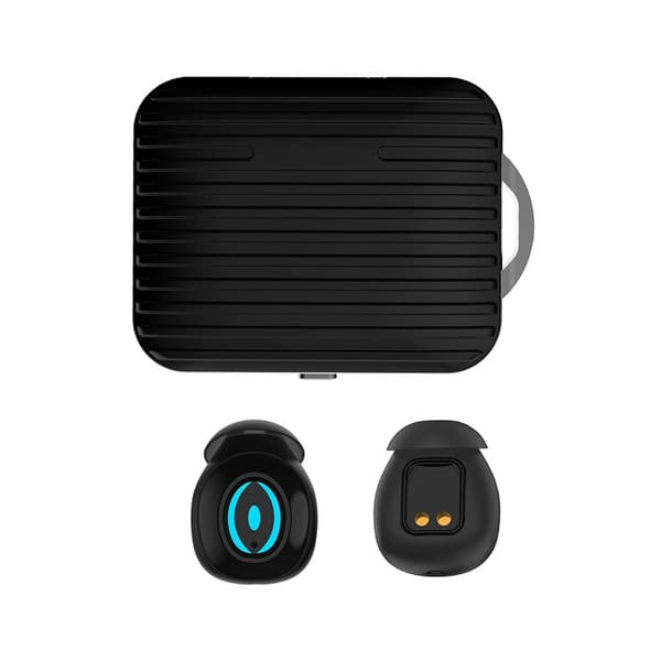 Mini Box Bluetooth hörlurar Stereo Handsfree Earbu White