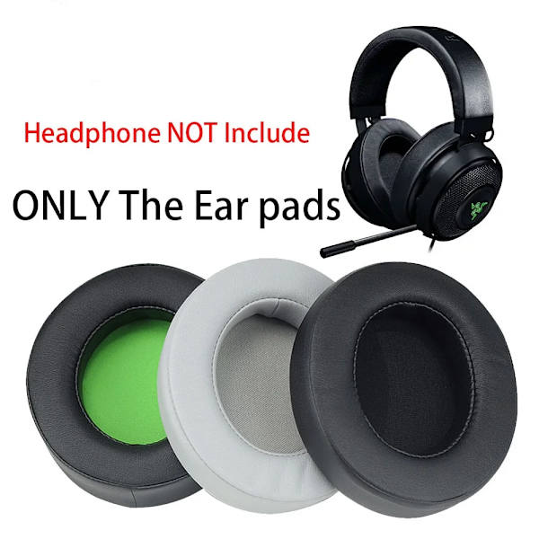 För Razer Kraken 7.1 Öronkuddar Hörlurar Öronkuddar För Razer Kraken 7.1 Chroma V2 USB Gaming Pro V2 Öronkuddar Hög kvalitet black