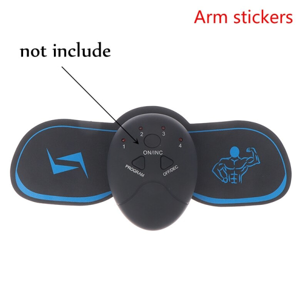 EMS Muscle Stimulator Trainer Smart Fitness Magträning Elektrisk kroppsviktminskning bantning Device arm stickers