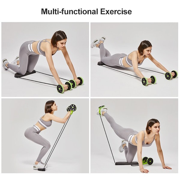 Abdominal Exerciser Ab Roller Wheel Resistance Ban Blue