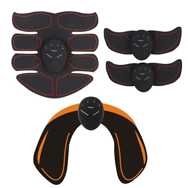 EMS trådlös muskelstimulatortränare Smart Fitness Magträning Elektriska viktminskningsdekaler Body Slimming Massager G