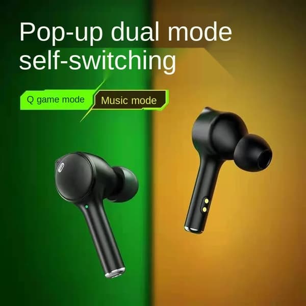 Q3 TWS hörlurar Bluetooth 5.0 trådlösa hörlurar Black