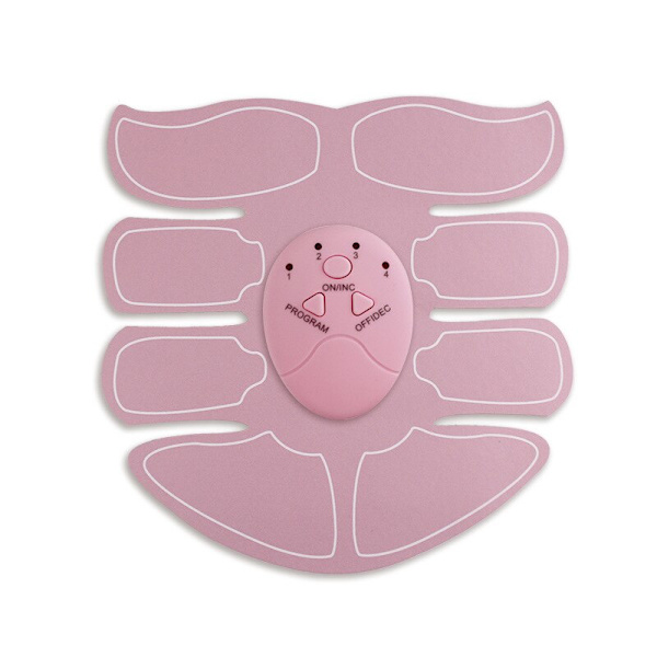 EMS trådlös muskelstimulatortränare Smart Fitness Magträning Elektriska viktminskningsdekaler Body Slimming Massager F