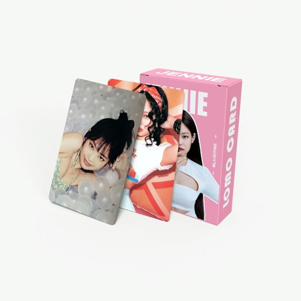 55 st Blackpink Lomo-kort Blackpink Album Kpop-vykort för Blink-samlingar (Jisoo) Jennie