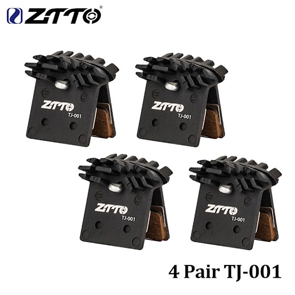 ZTTO MTB Hydrauliska bromsar 4 kolv bromsok M840 Bromsbelägg Skiva 160mm Set Cykelkomponenter 4 Pair TJ-001