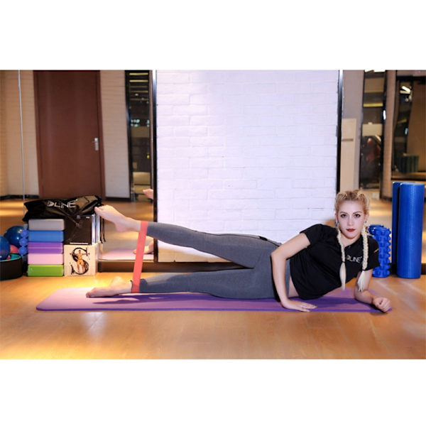 Elastiska motståndsband Yogaträning Gym Fitness Gummi Gummiband Crossfit träningsutrustning för styrketräning Black