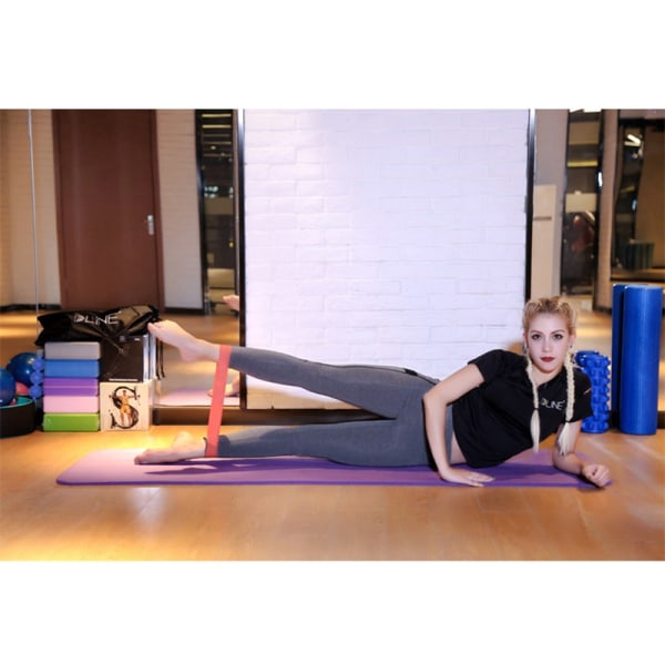 Elastiska motståndsband Yogaträning Gym Fitness Gummi Gummiband Crossfit träningsutrustning för styrketräning Blue