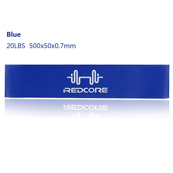 Träning Fitness Gummi Träning Gym Styrka Motstånd Band Pilates Sport Gummi Fitness Band Crossfit Träningsutrustning 20 LBS 500MM